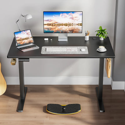 MCQ Electric Standing Desk Height Adjustable 40x24 Inch Stand Up Sit Stand Computer Desk Workstation Ergonomic Work Table