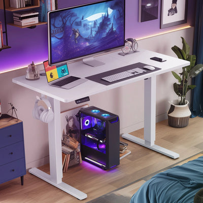 Electric Standing Desk 63x24, Height Adjustable, Memory Control